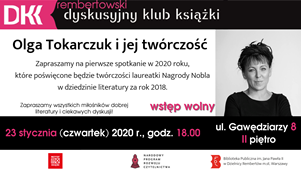 DKK - Olga Tokarczuk – Literacka Nagroda